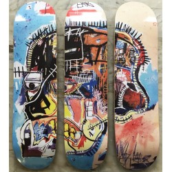 Deck Basquiat - triptyque Basquiat skate