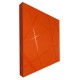 Tableau Koba orange mat et brillant