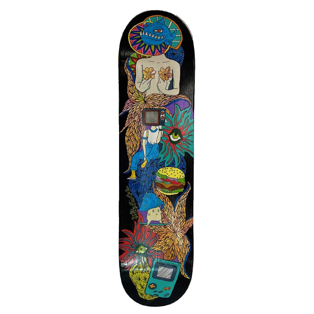 Support mural horizontal pour skate board et longboard GECKO -  France