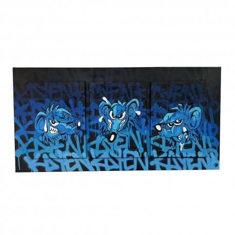 Tableau triptyque by Kayen