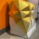 Commode dorée à la feuille d'or by GZS