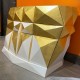 Commode dorée à la feuille d'or by GZS