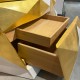 Commode dorée à la feuille d'or by GZS