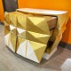 Commode dorée à la feuille d'or by GZS