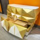 Commode dorée à la feuille d'or by GZS